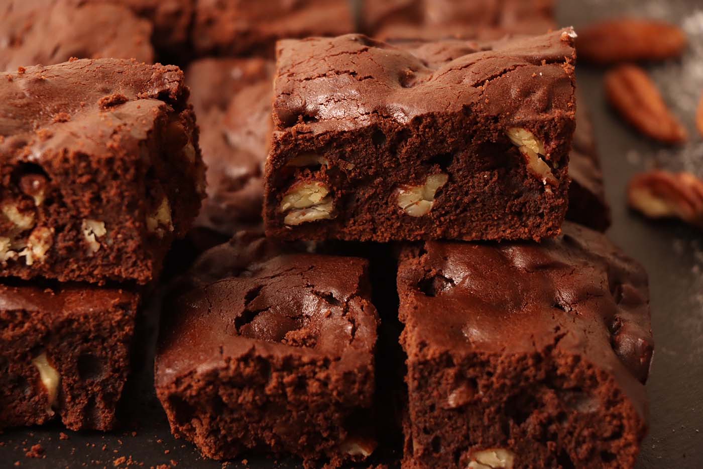 Brownies aux noix de pécan