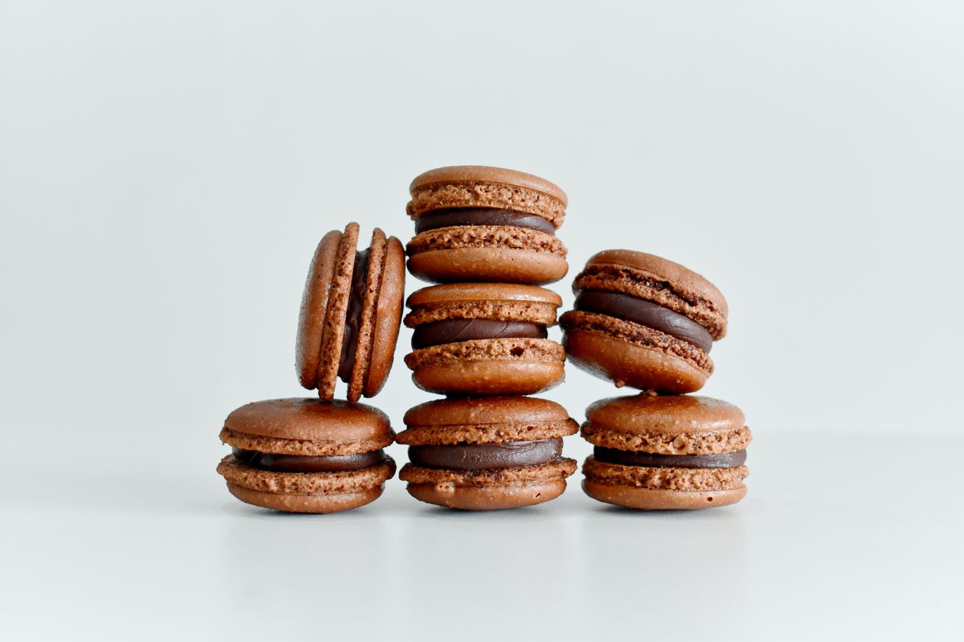 Macarons au chocolat