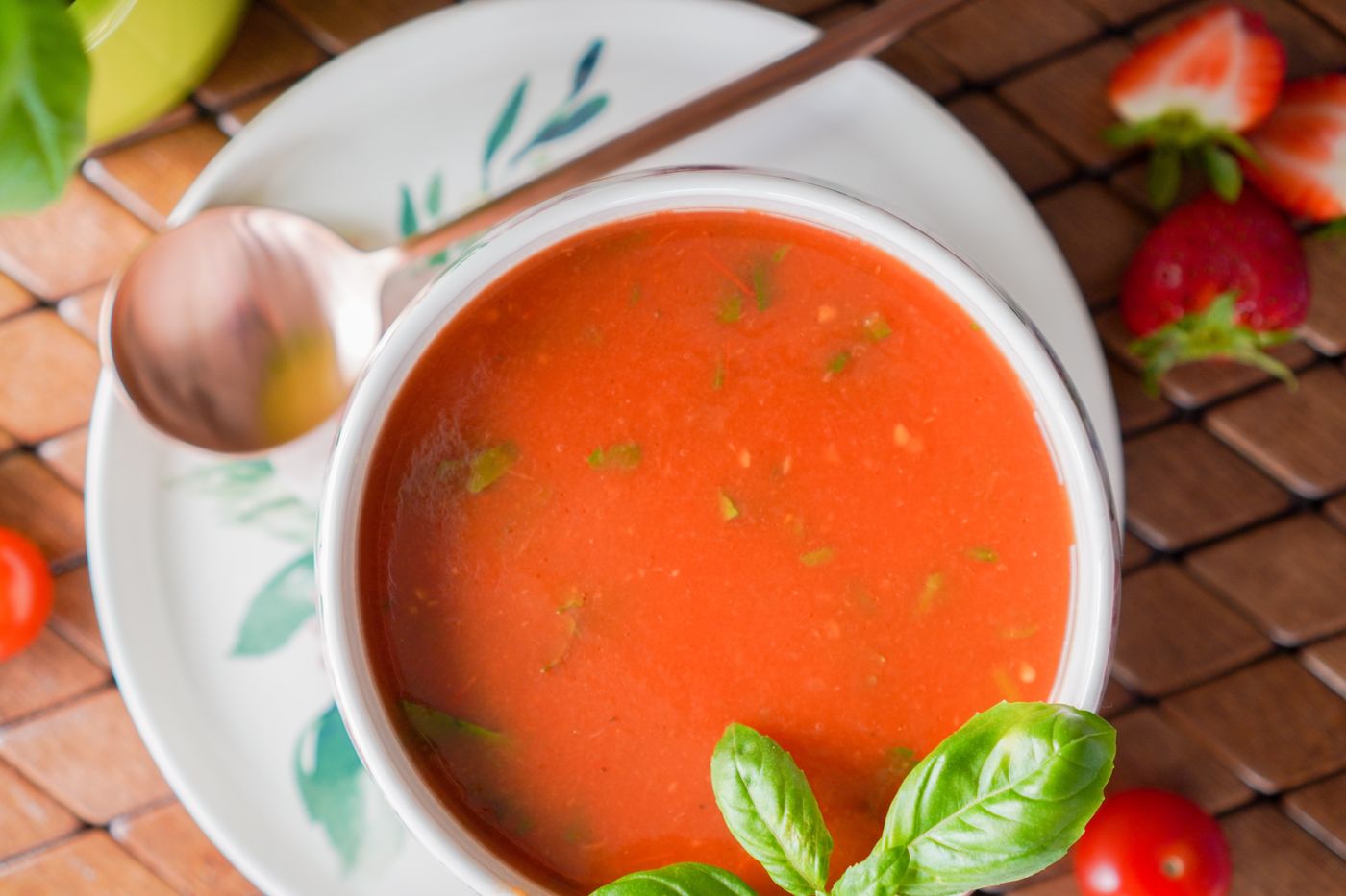 Soupe de tomate basilic au Monsieur Cuisine
