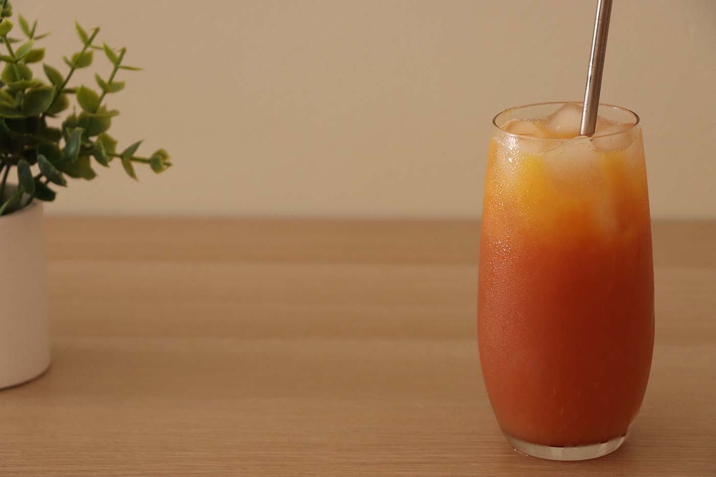 Sunset Mocktail : Orange Grenadine